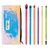 Moda Totally Electric Bright Eyes 7pc Makeup Brush Set