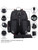Eastsport Stylish Zipper Pockets Changing Pad Included Adjustable Shoulder Straps Insulated Pockets Backpack Diaper Bags, Stripes Gray