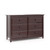 Storkcraft Kenton 6 Drawer Modern Double Dresser Espresso