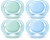 Philips Avent Ultra Air Pacifier, 0-6 Months, Blue/green, 4 Pack, Scf244/40
