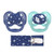 Dr. Brown's Advantage Pacifier With Pacifier Clip, 0-6m, Blue, 2 Count