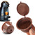 Tureclos 4pcs Coffee Capsule Plastic Capsule Refillable Reusable For Coffee Machines With Spoon