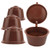 Tureclos 4pcs Coffee Capsule Plastic Capsule Refillable Reusable For Coffee Machines With Spoon