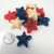 Patriotic Gummi Stars 2 Pounds Red White Blue Candy