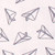 Hudson Baby Infant Boy Cotton Flannel Burp Cloths 4pk, Paper Airplane, One Size