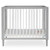Dream On Me Lucas Mini Modern Crib With Rounded Spindles I Convertible Crib I Mid- Century Meets Modern I Portable Crib