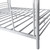 Bunk Bed Metal,bunk Beds Full Xl Over Queen,metal Bed Frame With Safety Rail And Ladder,sturdy,space-saving Design,silver
