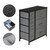 Tkoofn Dresser Storage Organizer, Fabric Drawers Closet Shelves For Bedroom, Bathroom, And Laundry (3 Tier-7 Drawers)