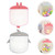 2pcs Wall Mesh Storage Bags Suction Cup Design Wall Door Hanging Storage Bags