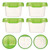 Hemoton 4pcs Baby Food Storage Boxes Sealed Keep Fresh Boxes Leakproof Supplement Boxes