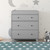 Storkcraft Beckham 3 Drawer Modern Changing Vertical Dresser Pebble Gray Finish