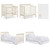 Dream On Me Aden 4-in-1 Convertible Mini Crib, French White