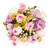 Champagne Dreams By Arabella Bouquets With Free Hand-blown Glass Vase (fresh-cut Flowers, Pink, White)