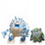 Frozen Marshmallow 5” & Troll 2” Pvc Cake Topper Figure Figurine Collect