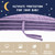Tiitstoy Crib Bed Fence Soft Bag Stitching Bed Bed Surround Breathable Cotton Anti-collision Baby Bed Surround Kit Purple