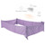 Tiitstoy Crib Bed Fence Soft Bag Stitching Bed Bed Surround Breathable Cotton Anti-collision Baby Bed Surround Kit Purple