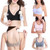 Hands Free Pumping Bra Adjustable Breast-pumps Nursing Bra Wire Free Breastfeeding Maternity Bralettes