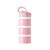 Hemoton Elephant Shaped Baby Food Storage Container Three Layer Divided Storage Tank