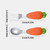 Toddler Baby Spoons Silicone Dishwasher Microwave Safe