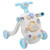 Baby Push Walker, Triangular Structure Safe Plastic Stand Learning Walker  For Baby Blue