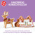 Holiday Create-a-treat Cookie Decorating Kit, Gingerbread Reindeer & Sleigh, 12.1oz