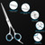 Hair Cutting Scissors Professional Home Haircutting Barber/salon Thinning Shears Kit With Comb And Case For Men/women