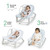 Kiaisxes 3-in-1 Baby Bouncer Seat & Infant To Toddler Rocker