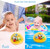 Lnkoo Bath Toy, 2 In 1 Squirt Spray Water Toy Led Light Up Float Toys Automatic Induction Sprinkler Space Ufo Car Toys For Baby Toddler Infant Kids Bathtub Shower Pool