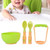 Tebru Non Toxic Bowl Spoons Set, Food Masher, Mash Fine For Home Baby Food Mash