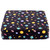 1pc Baby Dining Chair Seat Pad Toddler Portable Dismountable Highchair Booster Cushion Starry Sky Chair Heightening Cushion (blac