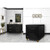 Evolur Loft Art Déco Crib In Black