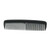 6 Pack Black Hair Pocket Size 5" Unbreakable Plastic Comb