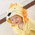 Lovebay 0-6t Baby Bath Towel Infant Boy Girl Cute Animal Shape Baby Bath Towel Toddler Bathrobe Cotton Children Soft Bathrobe (yellow)