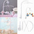 Octpeak Crib Hanging Holder, ​mobile Music Box Mobile Bed Bell Toy Holder Arm Bracket + Wind-up No Toy, Bedding Decoration