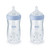 Nuk Simply Natural Baby Bottle With Safetemp, 5 Oz, 2 Pack, Blue Stars