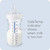 Nuk Simply Natural Baby Bottle With Safetemp, 5 Oz, 2 Pack, Blue Stars