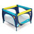 Odoland 39''x 39''baby Portable Playpen With Mattress Safety Baby Play Yard Play Fence With Door Activity Center For Toddler Indoor Outdoor Fun Time - Blue