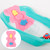 Nicexmas Baby Bath Sponge Support Infant Bath Cushion Comfy Skid Proof Bathing Mat