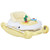 Dream On Me 2-in-1 Aloha Fun Activity Baby Walker And Rocker, Yellow