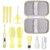 Baby Grooming Kit, Portable Baby Safety Care Set With Hair Brush Comb Nail Clipper Nasal Aspirator Etc For Nursery Newborn Toddlers Infant Girl Boys Keep Clean