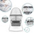 Besrey Baby Bassinets, 3 In 1 Portable Bassinet, Rocking Bed With Harmless Mattress, Quick-fold Crib For Newborn Girl Boy Infant, Up To 33lb