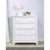 Baby Crib With Changing Table And 4 Drawer Dresser Chest Set In White