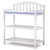 Baby Crib With Changing Table And 4 Drawer Dresser Chest Set In White