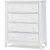 Baby Crib With Changing Table And 4 Drawer Dresser Chest Set In White