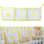 Baby Crib Hangings Mesh Bag Household Storage Diapers With 3 Separated Pockets Multifunctional Cartoon Design Diapers For Baby Crib