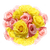 50 Stems Of Roses: 25 Yellow And Pink- Beautiful Fresh Cut Flowers- Express Delivery