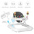 22'' Baby Walker, Foldable Activity Walker Helper With Adjustable Height, Baby Activity Walker For 8-15 Months White