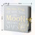 Baby Milestone Keepsake Storage Box For Kids - Moon & Stars - Gray