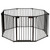 Costway 8 Panel Baby Safe Metal Gate Play Yard pet fence Adjustable