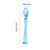 Baby Food Feeding Spoon Infant High-temperature Resistant Silicone Spoon, Temperature Induction, Blue, Long Type